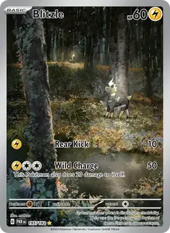 Blitzle 195/182 Paradox Rift Pokémon card