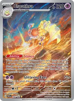 Espathra 197/182 Paradox Rift Pokémon card