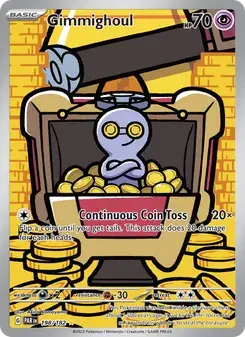 Gimmighoul 198/182 Paradox Rift Pokémon card