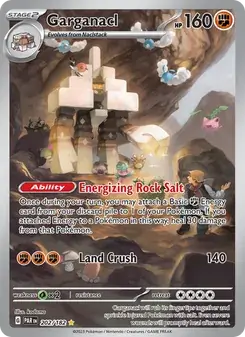 Garganacl 202/182 Paradox Rift Pokémon card