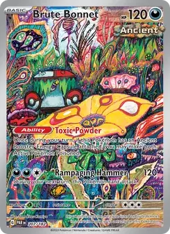 Brute Bonnet 207/182 Paradox Rift Pokémon card