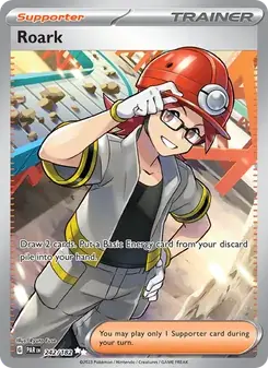 Roark 242/182 Paradox Rift Pokémon card