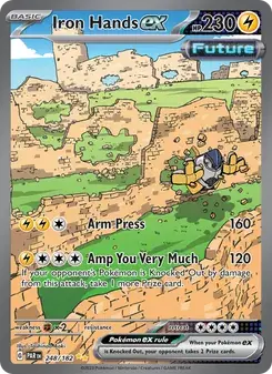Iron Hands ex 248/182 Paradox Rift Pokémon card
