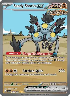 Sandy Shocks ex 250/182 Paradox Rift Pokémon card