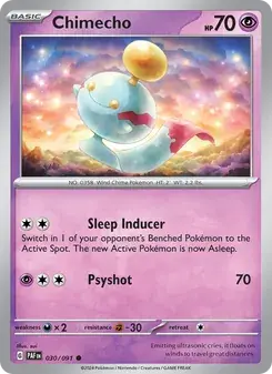 Chimecho 030/91 Paldean Fates Pokémon card
