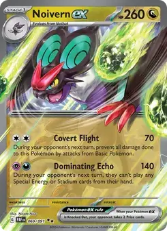 Noivern ex 069/91 Paldean Fates Pokémon card