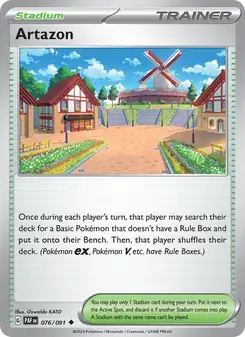 Artazon 076/91 Paldean Fates Pokémon card