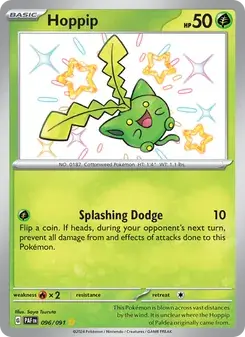 Hoppip 096/91 Paldean Fates Pokémon card