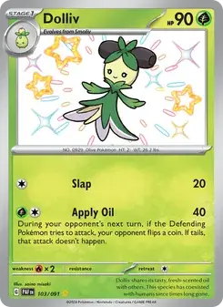 Dolliv 103/91 Paldean Fates Pokémon card