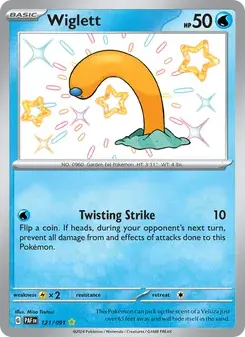 Wiglett 121/91 Paldean Fates Pokémon card