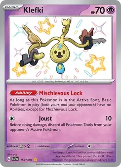 Klefki 159/91 Paldean Fates Pokémon card