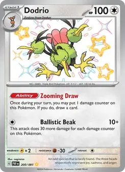 Dodrio 200/91 Paldean Fates Pokémon card