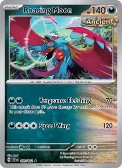 Roaring Moon 109/162 Temporal Forces Pokémon card
