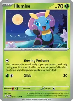 Illumise 010/167 Twilight Masquerade Pokémon card