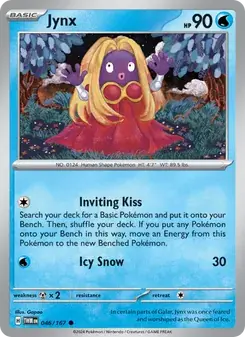 Jynx 046/167 Twilight Masquerade Pokémon card