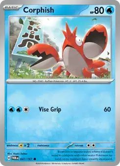 Corphish 047/167 Twilight Masquerade Pokémon card