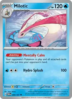 Milotic 050/167 Twilight Masquerade Pokémon card