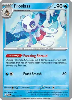Froslass 053/167 Twilight Masquerade Pokémon card