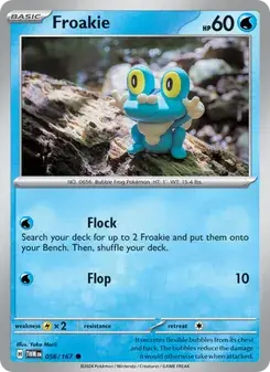 Froakie 056/167 Twilight Masquerade Pokémon card