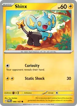 Shinx 066/167 Twilight Masquerade Pokémon card