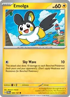 Emolga 069/167 Twilight Masquerade Pokémon card