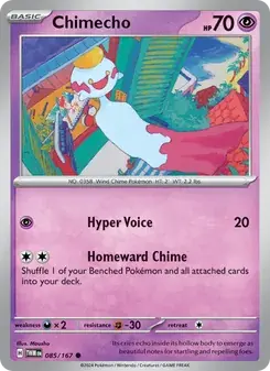 Chimecho 085/167 Twilight Masquerade Pokémon card