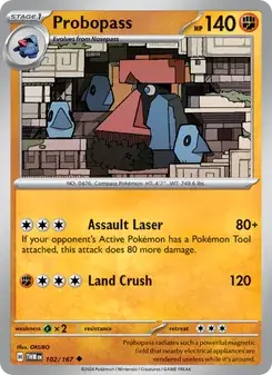 Probopass 102/167 Twilight Masquerade Pokémon card