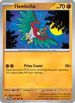 Hawlucha 107/167 Twilight Masquerade Pokémon card