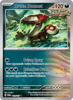 Brute Bonnet 118/167 Twilight Masquerade Pokémon card