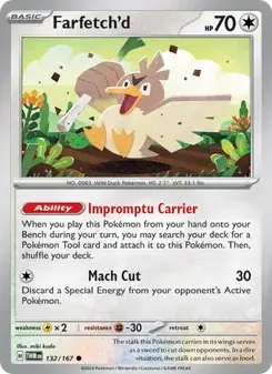 Farfetch'd 132/167 Twilight Masquerade Pokémon card