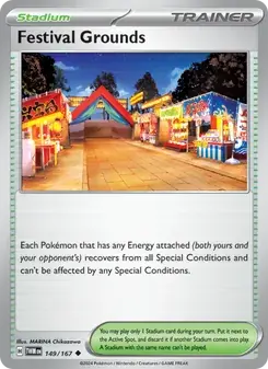 Festival Grounds 149/167 Twilight Masquerade Pokémon card