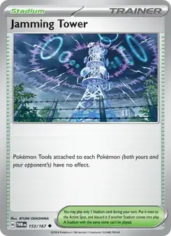 Jamming Tower 153/167 Twilight Masquerade Pokémon card