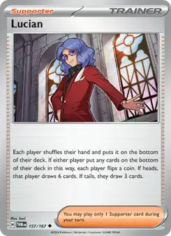 Lucian 157/167 Twilight Masquerade Pokémon card