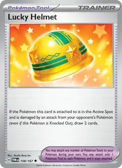 Lucky Helmet 158/167 Twilight Masquerade Pokémon card