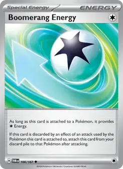 Boomerang Energy 166/167 Twilight Masquerade Pokémon card