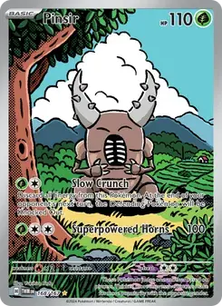 Pinsir 168/167 Twilight Masquerade Pokémon card