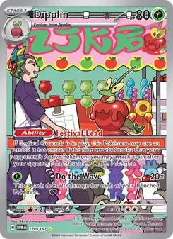 Dipplin 170/167 Twilight Masquerade Pokémon card