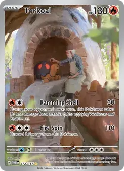 Torkoal 172/167 Twilight Masquerade Pokémon card