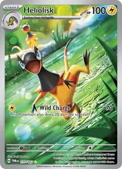 Heliolisk 177/167 Twilight Masquerade Pokémon card