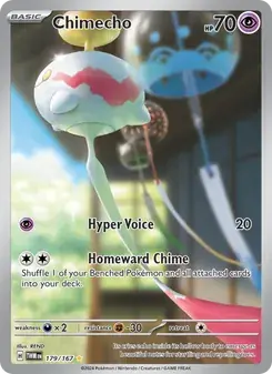 Chimecho 179/167 Twilight Masquerade Pokémon card