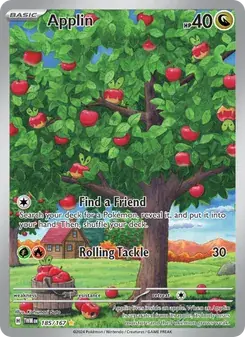 Applin 185/167 Twilight Masquerade Pokémon card