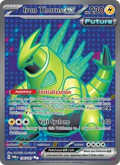 Iron Thorns ex 196/167 Twilight Masquerade Pokémon card