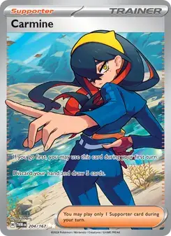 Carmine 204/167 Twilight Masquerade Pokémon card