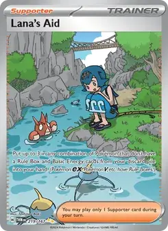 Lana's Aid 219/167 Twilight Masquerade Pokémon card