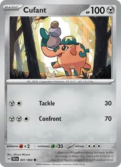 Cufant 041/64 Shrouded Fable Pokémon card