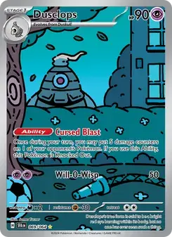 Dusclops 069/64 Shrouded Fable Pokémon card