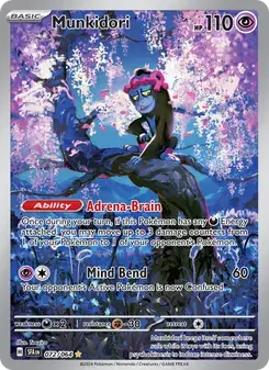 Munkidori 072/64 Shrouded Fable Pokémon card