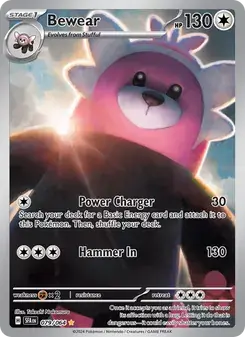 Bewear 079/64 Shrouded Fable Pokémon card