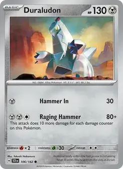 Duraludon 106/142 Stellar Crown Pokémon card