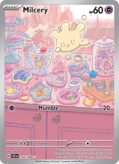 Milcery 152/142 Stellar Crown Pokémon card